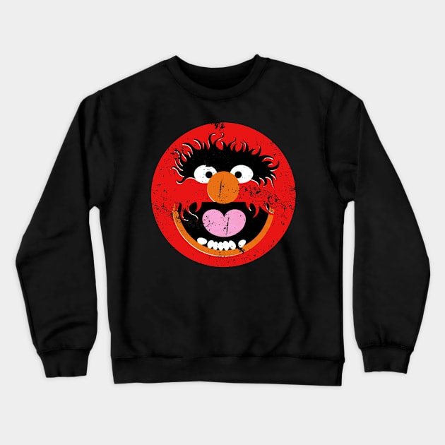 Rough Animal Muppets Doll Retro Crewneck Sweatshirt by SUXER